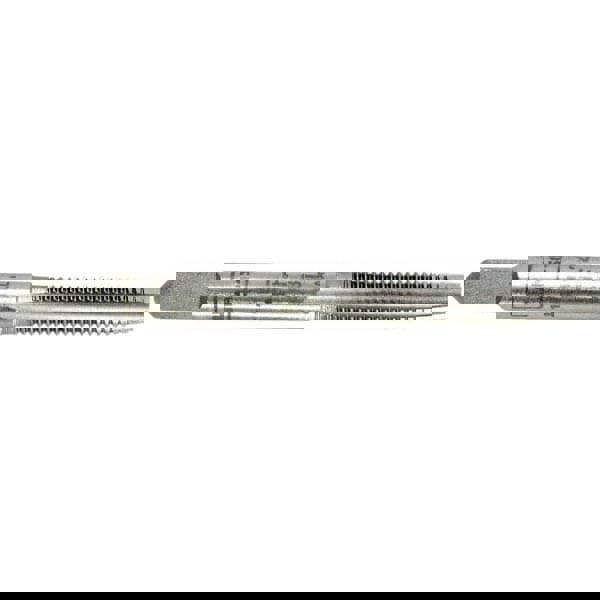 Straight Flute Tap: 7/8-14 UNF, 4 Flute, Taper Chamfer, 2B Class of Fit, Carbon Steel, Bright/Uncoated Finish